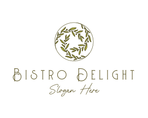 Natural Olives Circle logo design