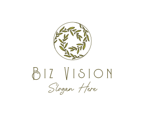 Natural Olives Circle logo design