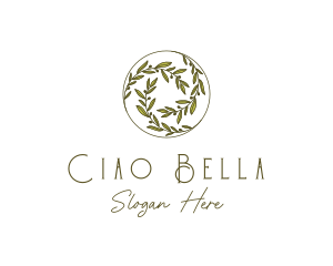 Italian - Natural Olives Circle logo design