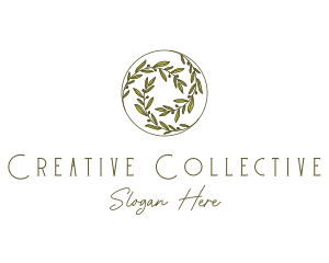 Natural Olives Circle logo design