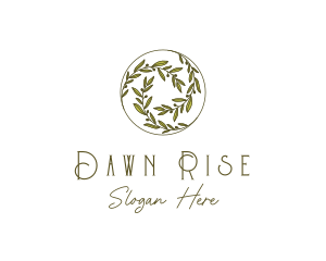 Natural Olives Circle logo design