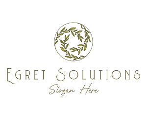 Natural Olives Circle logo design