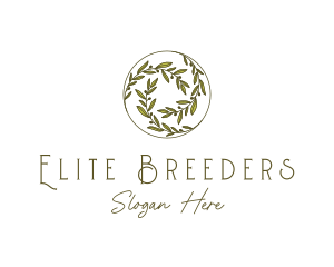 Natural Olives Circle logo design