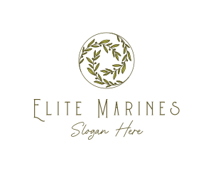 Natural Olives Circle logo design