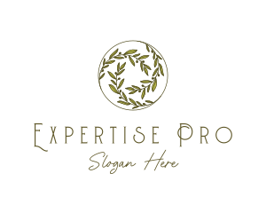 Natural Olives Circle logo design