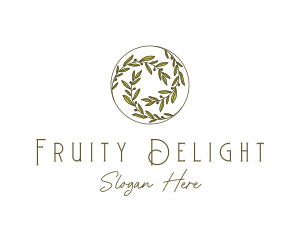 Natural Olives Circle logo design