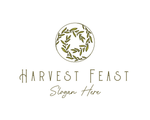 Natural Olives Circle logo design