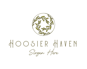 Natural Olives Circle logo design