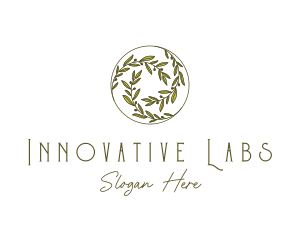 Natural Olives Circle logo design