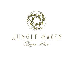 Natural Olives Circle logo design