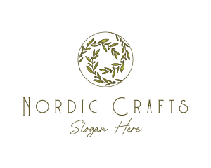 Natural Olives Circle logo design