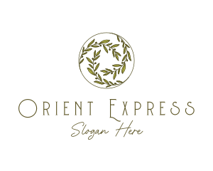 Natural Olives Circle logo design