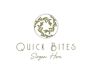 Natural Olives Circle logo design