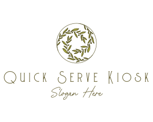 Natural Olives Circle logo design