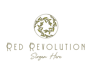 Natural Olives Circle logo design