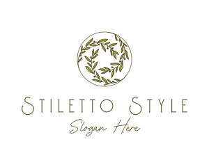 Natural Olives Circle logo design