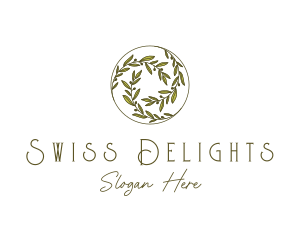 Natural Olives Circle logo design