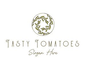 Natural Olives Circle logo design