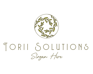 Natural Olives Circle logo design