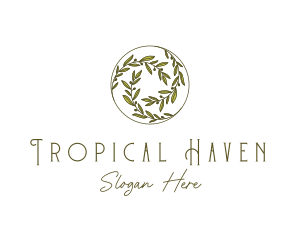 Natural Olives Circle logo design