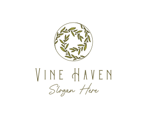 Natural Olives Circle logo design