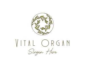 Natural Olives Circle logo design