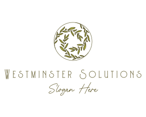 Natural Olives Circle logo design