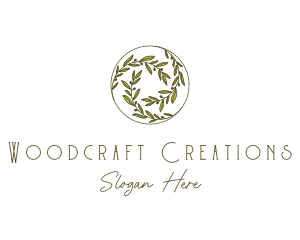 Natural Olives Circle logo design