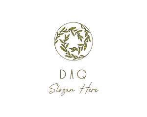 Natural Olives Circle logo design