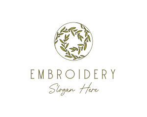 Natural Olives Circle logo design