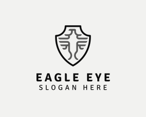 Imperial Eagle Crest Shield logo design