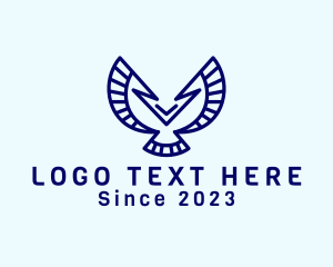 Security - Arrow Bird Wing logo design