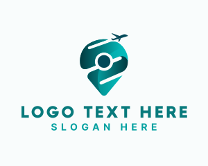 Locator - Travel Agency Airline logo design