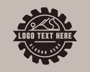 Joinery - Handyman Carpentry Badge logo design
