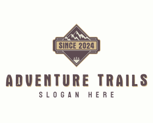 Forest Mountain Trekking logo design