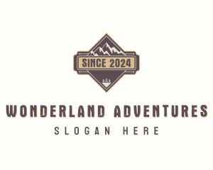 Forest Mountain Trekking logo design