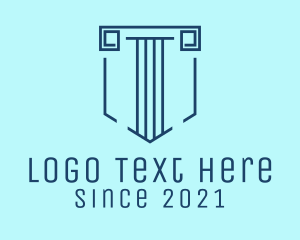 Attorney - Column Shield Law Firm logo design