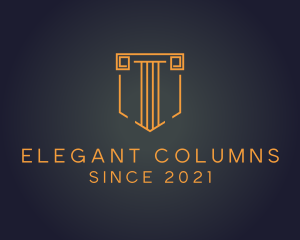 Column Shield Law Firm  logo design