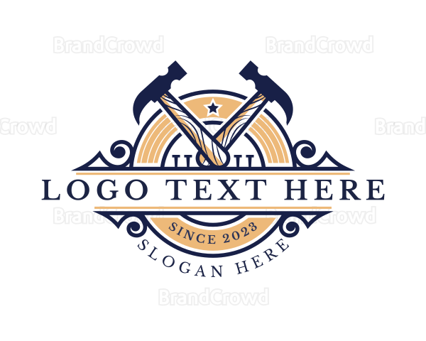 Hammer Nail Repair Logo