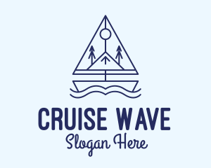 Cruiser - Vikings Sailing Boat logo design