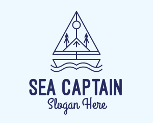 Vikings Sailing Boat logo design