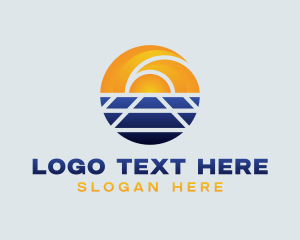 Sun - Sun Solar Energy logo design