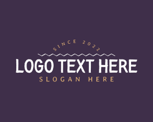 Hipster - Hipster Grungy Business logo design