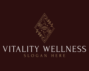 Diamond Wellness Astrology logo design