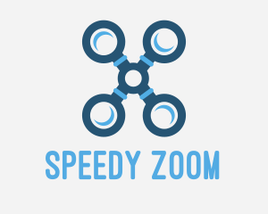 Zoom - Magnifying Zoom Drone logo design