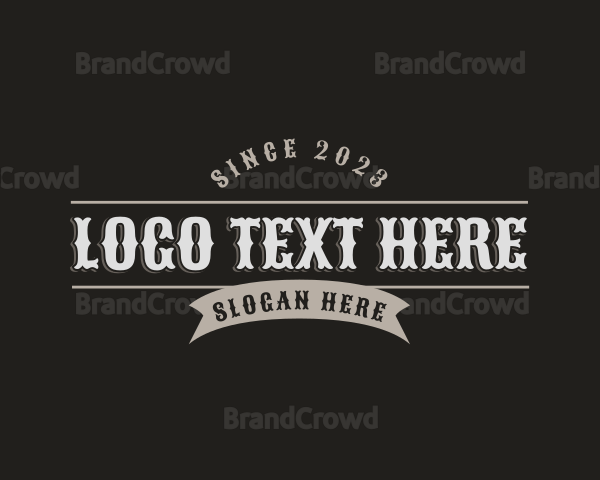 Rustic Masculine Business Logo