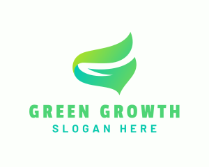 Green Sustainability Letter G logo design