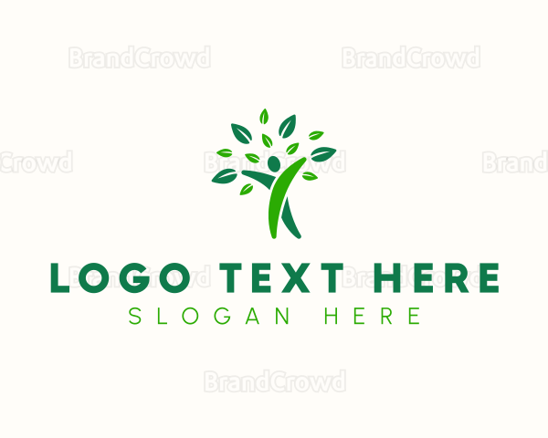 Natural Human Tree Logo