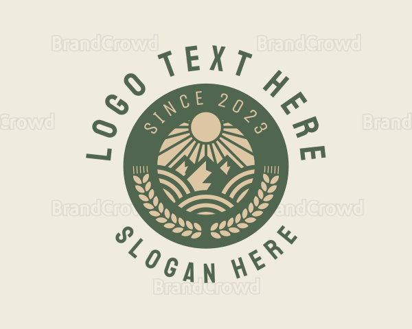 Organic Beer Distillery Logo