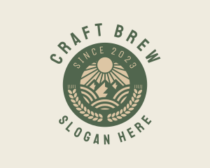 Beer - Organic Beer Distillery logo design